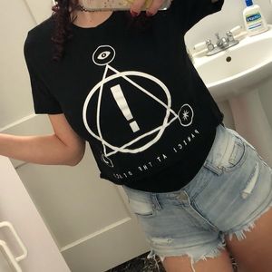 Hot Topic Panic! At the Disco crop top